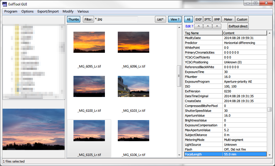 ExifGUI